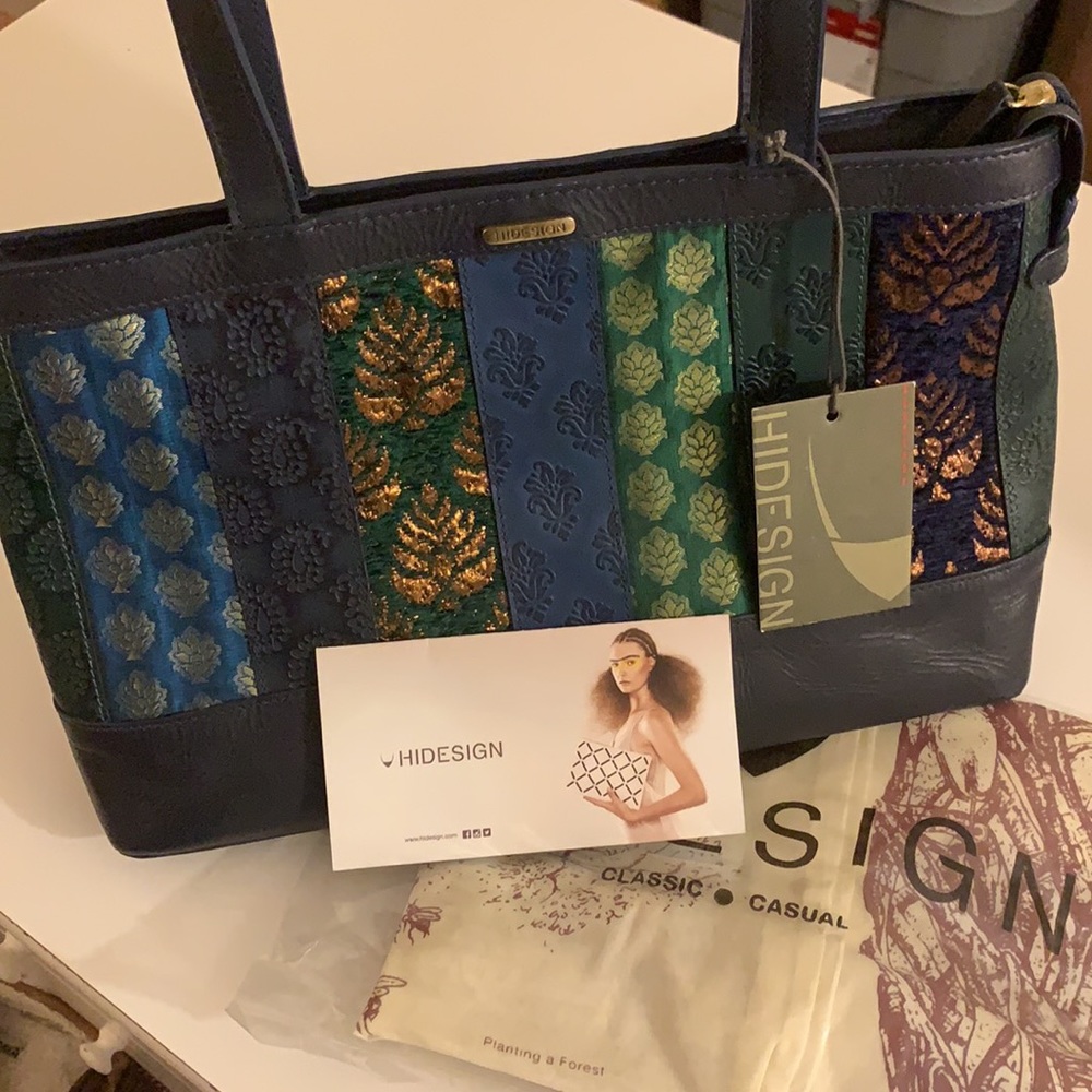 Hidesign Hema Leather Handbag NWT